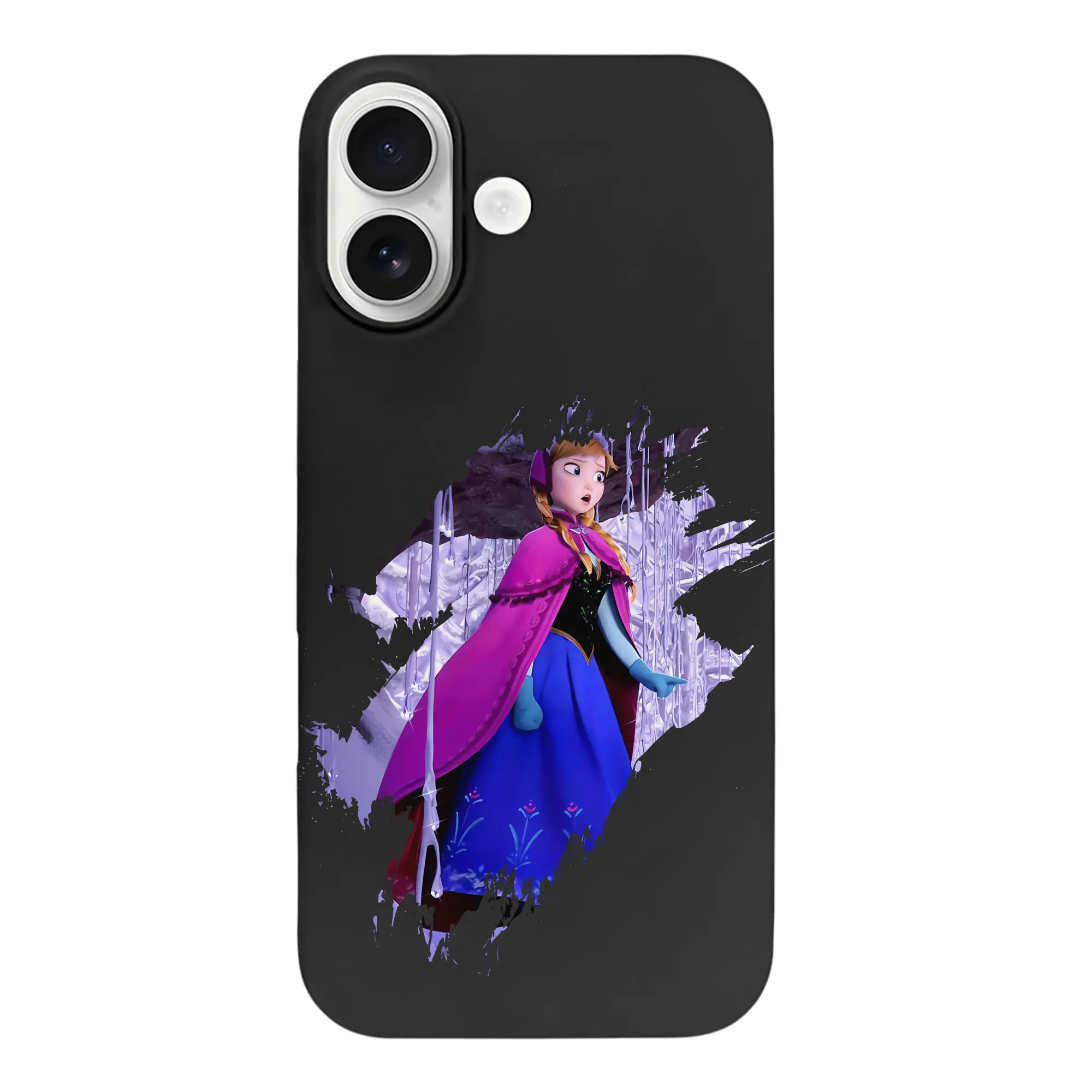 アナと雪の女王(Frozen) グッズ アナ(Anna) - iPhone 17 シリーズ シリコンケース 薄型 耐衝撃 指紋防止 ソフトタッチカバー 精密フィット 傷防止 保護ケース iPhone 17/17 Air/17 Pro/17 Pro Max 対応